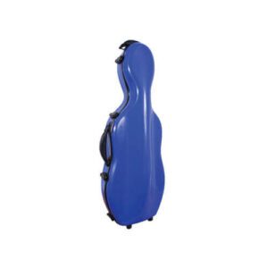 blue vaf Tonareli Cello Shaped Fiberglass Viola Case