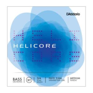 D’Addario Helicore Orchestral Bass String Set